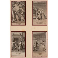 Daniel Chodowiecki Almosen Aufrichtigkeit Heuchelei Aufklärung Kupferstich 1793