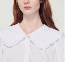 Sandro Damen Hemd Weiß