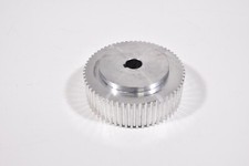 Zahnriemenscheibe, 60 Zähne, Naben im Lager d15mm, Außen d95mm, Aluminium