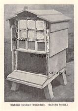 Moderner Bienenstand - Imkerei - 1908 - Historische Aufnahme ~8x11cm