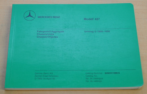 Mercedes 427 unimog 1000 - 427,