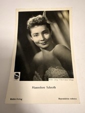 Hannelore Schroth Original Kolibri Verlag Vintage Schauspielerin Ufa Ära Foto