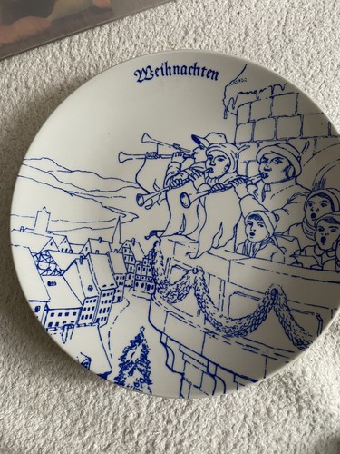 Ddr weihnachtsteller aus - ddr,