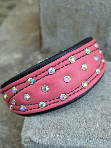 Hundehalsband 35cm leder - 35cm,