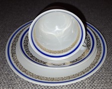 DDR Sammeltassen Set 3-teilig Honneberg Porzellan
