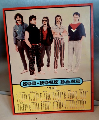 Alter ddr blech kalender 1986 - ddr,
