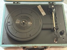 Bluetooth-Plattenspieler, Vinyl-Player mit Lautsprechern, magnetische Kassette