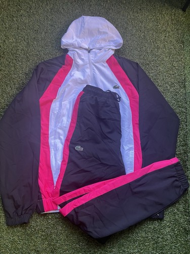Lacoste anzug pink schwarz neu - anzug,