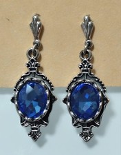 Lange Ohrstecker mit Silber