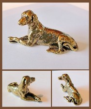 Messing Figur Dalmatiner Hund