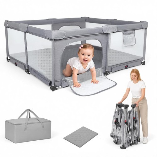 180 150cm faltbarer laufstall - 180×150cm,
