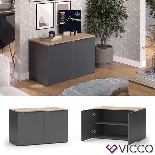 Kommode wido anthrazit - kommode, eiche