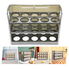 Eierhalter Box Tablett Küche Aufbewahrung Organizer Eier Kühlschrank Behälter PP