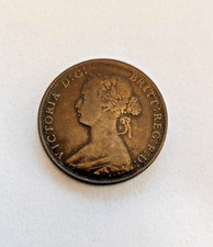 1870 HALF PENNY- GREAT BRITAIN - BRONZE - QUEEN VICTORIA