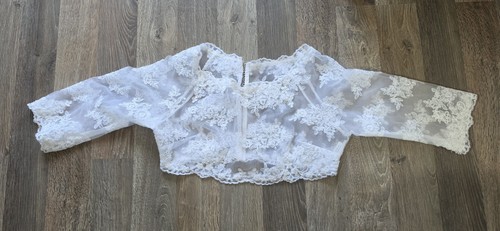 Bianco evento braut bolero - bianco, /