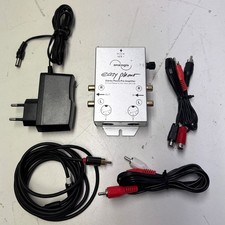 Analogis Easy Phono Stereo Entzerr RIAA Vorverstärker f. Plattenspieler Zubehör