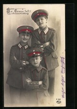 Künstler-AK Drei kleine