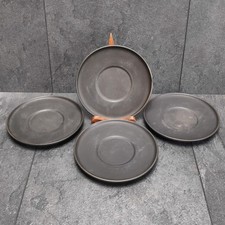 4x Melitta Untertasse Schwarz