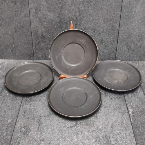 Melitta untertasse schwarz - 4x,