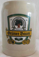 Bierkrug ton 0,5L Grüner Baum