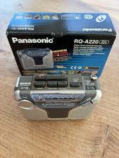 Panasonic Walkman Vintage RQ-A220 Stereo Radio Kassetten Recorder Lautsprecher