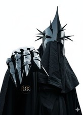 Nazgul komplettes Kostüm, schwarze Reiterkleider, Ring Wraith schwarzer Umhan...