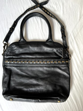 Liebeskind Berlin, Leder Damentasche / Shopper, schwarz mit schicken Details