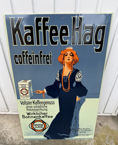 Xxl kaffee hag vintage schild - xxl,