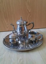 Vintage # Set 4 teilig # Kaffee-/Teeservice-Set# Alt