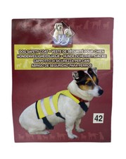 Hundesicherheitsweste mit Klickverschlüssen verstellbar Neongelb 