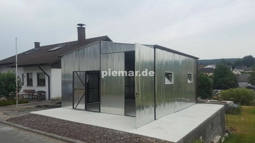 Blechgarage 5x8x3 - , m