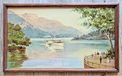 Genfersee dampfschiff antikes - genfersee,