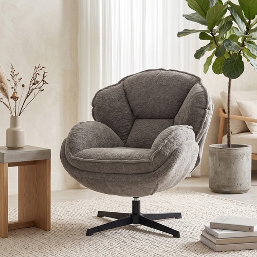Homcom ohrensessel drehbarer - ohrensessel,