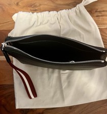 BALLY Clutch Leder schwarz Echtleder guter Zustand