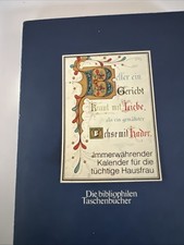 Immerwährende Kalender für die Hausfrau - Die bibliophilen Taschenbücher ( K1 )
