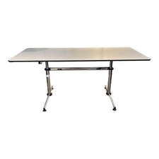 USM Haller Rechtecktisch Kitos Classic Platte Kunstharz Perlgrau 