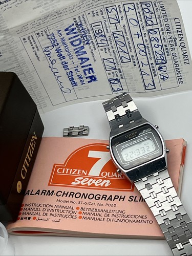 Citizen seven vintage - 7, 1984