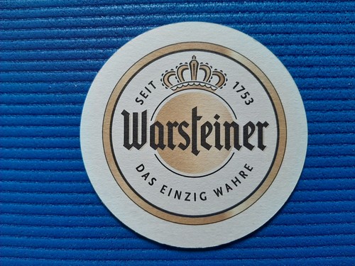 Warsteiner bierdeckel als - ,