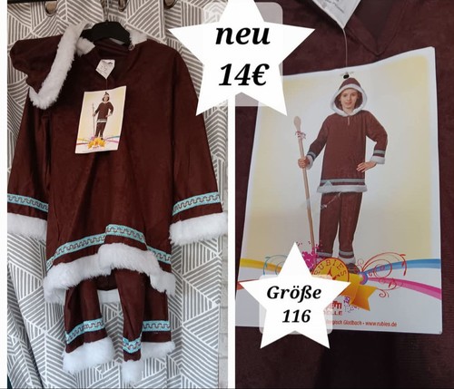 Eskimo kostüm größe 116 - eskimo,