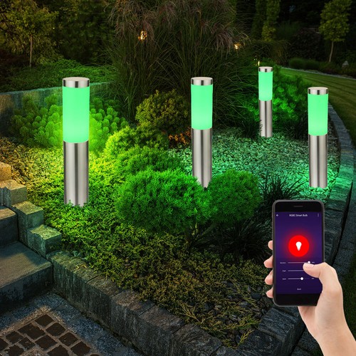 4er set smart rgb - rgb, sockel