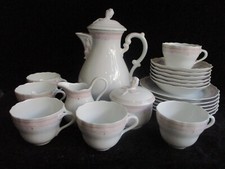 Hutschenreuther Windsor rose Kaffeeservice 6 P. Kaffeegedecke und Kaffeekern