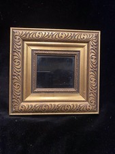 Antiker Holzrahmen, Vergoldet mit Glas