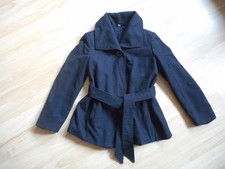 Damen Jacke - Marke BIAGGINI - Größe 40 - schwarz - mit Binde-Gürtel