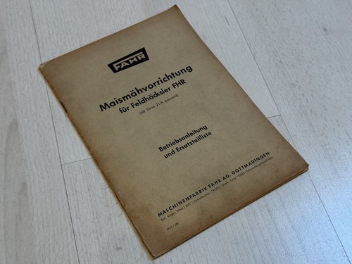 Fahr ersatzteilliste - fahr,