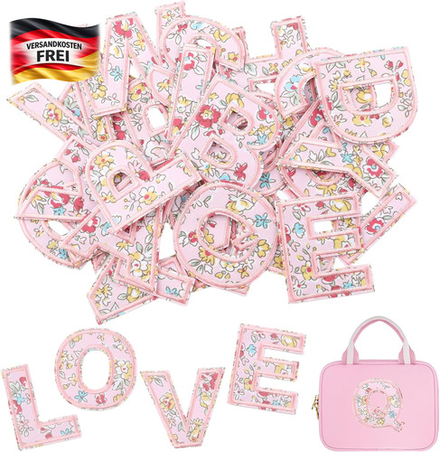 Selbstklebende stoffbuchstaben - selbstklebende,