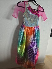 Barbie Glitzer-Traumkleid Prinzessin Fasching 8- 10 Jahre Karneval Verkleidung 