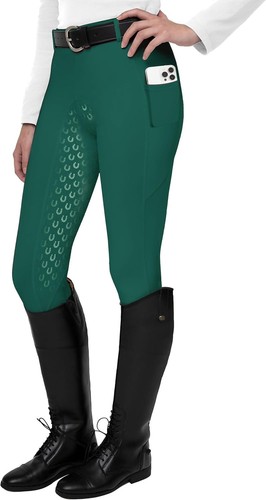 Damen reitleggings mit silikon - mit,