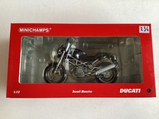 Minichamps Modell 1:12 Ducati Monster black Street Version 2002 OVP neu !