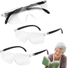 Lese Lupenbrille 300% Vergrößerung Brillengläser Senioren Nähen Lesen