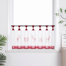 Scheibengardine Weihnachten